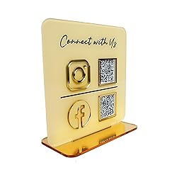 hadefa Personalized Multi Business QR Code Sign QR