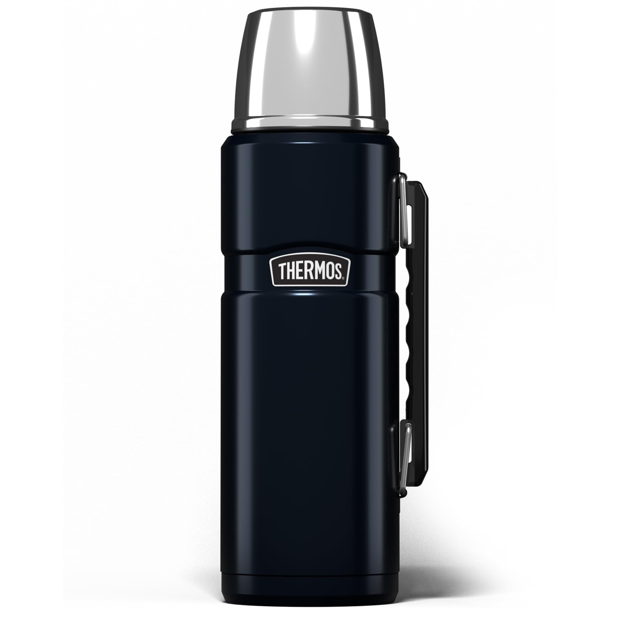 Thermos - Stainless King Midnight Blue Travel Flask (1.2L) Premium Leak Proof Insulated Tea & Coffee Flask, Hot & Cold Drinks, Built-in Cup, Twist-Pour Stopper, BPA-Free, Durable Steel — image 1
