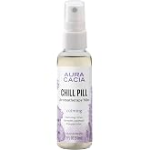 Aura Cacia Aromatherapy Mist, Chill Pill - Lavender, Sweet Orange and Patchouli Blend for Refreshing Rooms, Body Sprays, Meditation | 2 Fl Oz (Pack of 1)