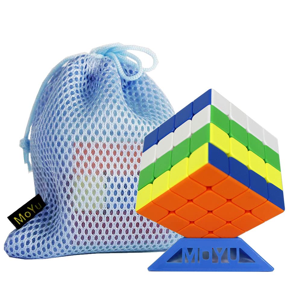 Oostifun OJIN MoYu MFJS MoFang JiaoShi RS4M 4x4x4 Cube Cubing Classroom RS4M 4x4 MFRS4 M Cube Puzzle With One Cube Tripod and One Cube Bag (Multi Color)