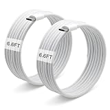 100W USB C to USB C Cable 5A Fast Charging Cable Nylon Braidedfor iPhone 16/iPad mini 6/MacBook/Samsung Galaxy and More (Grey 2 * 6.6FT)
