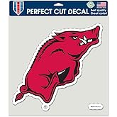 WinCraft NCAA Arkansas Razorbacks Die-Cut Color Decal, 8"x8", Team Color