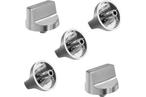 LUOJIEDEJINBIAO W11366438 Gas/Electric Rang Oven Knob Replacement for Whirlpool Range Burner Stove Control Knob Replace Part# W11084623 WCG55US0HS00 WCG55US6HS00 (5)