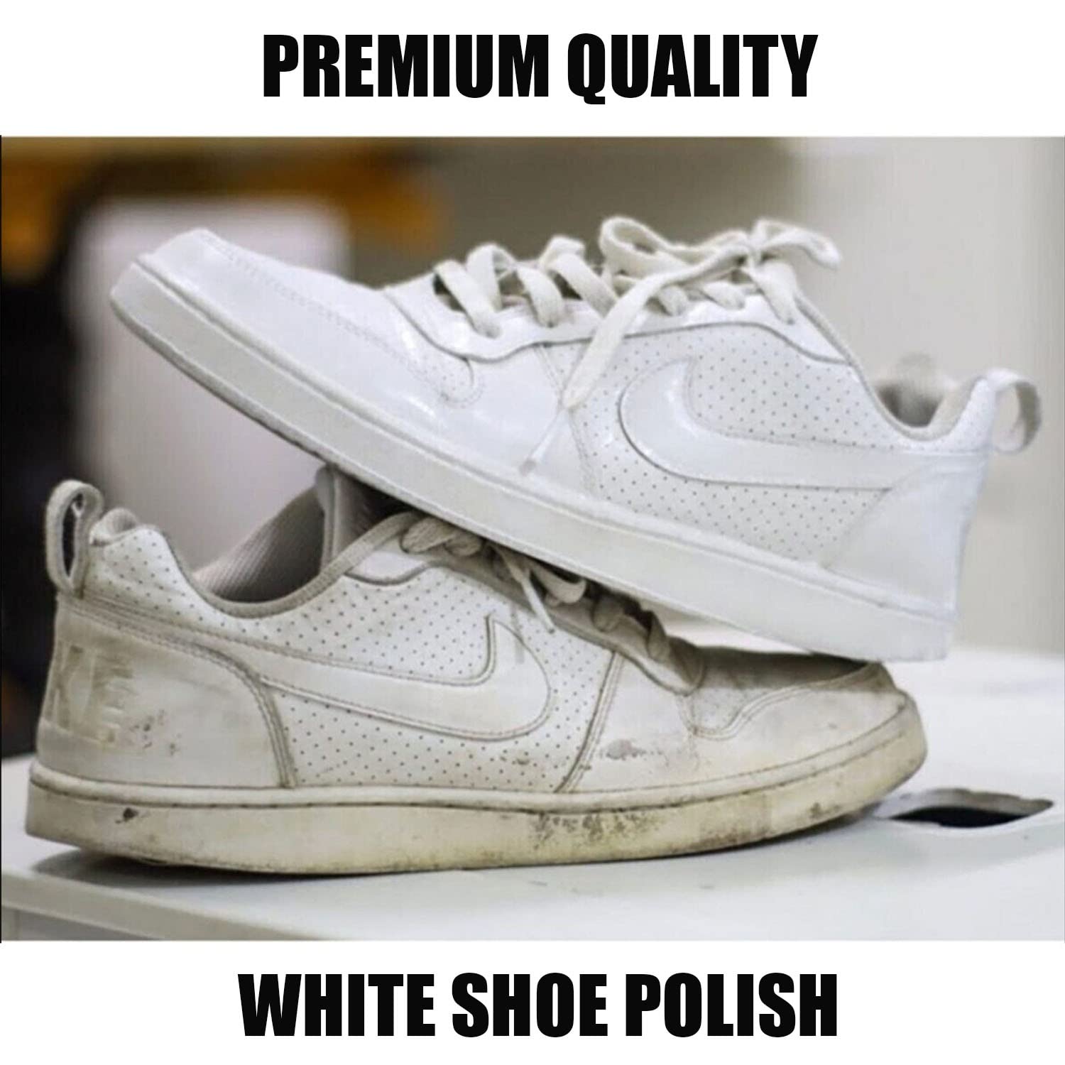 Max White Shoe Polish 'Sneaker Whitener for Shoes ' Canvas Leather and Textiles 'Scuff Cover