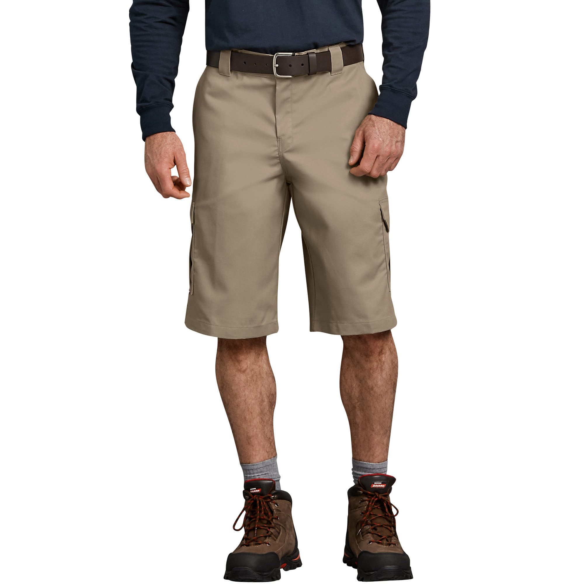 Dickies Loose Fit Cargo Work Shorts, 13″, Desert Sand, 40