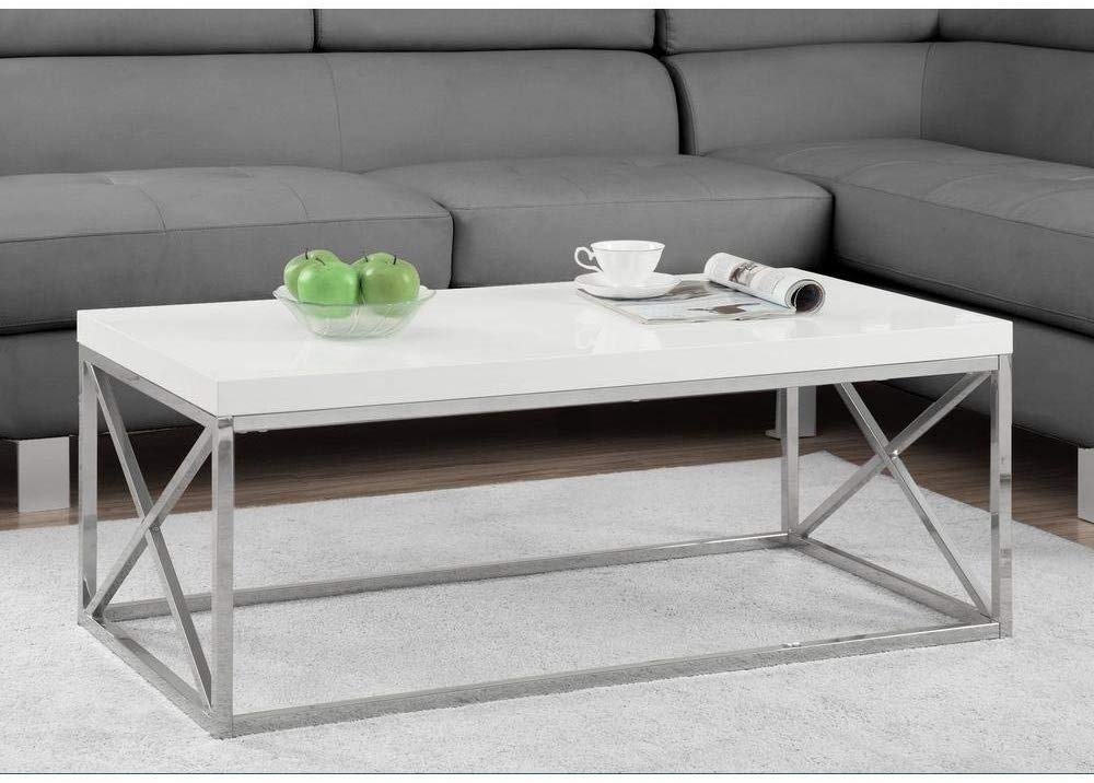 DG DEXAGLOBAL Coffee Table for Living Room/Center Table (60x120x40CM