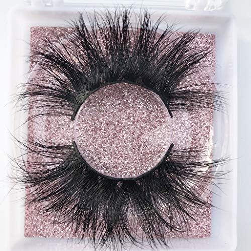 25mm Mink Eyelashes High Volume Mink Lashes Hand Made Fake 3D Eyelashes Cruelty-free Dramatic Look/False Eyelashes 1 pair