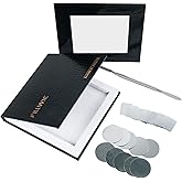 Fillwie Black Empty Magnetic Makeup Palette with Detachable Mirror – Small | Empty Modular Makeup Palette, Complete DIY Kit, 