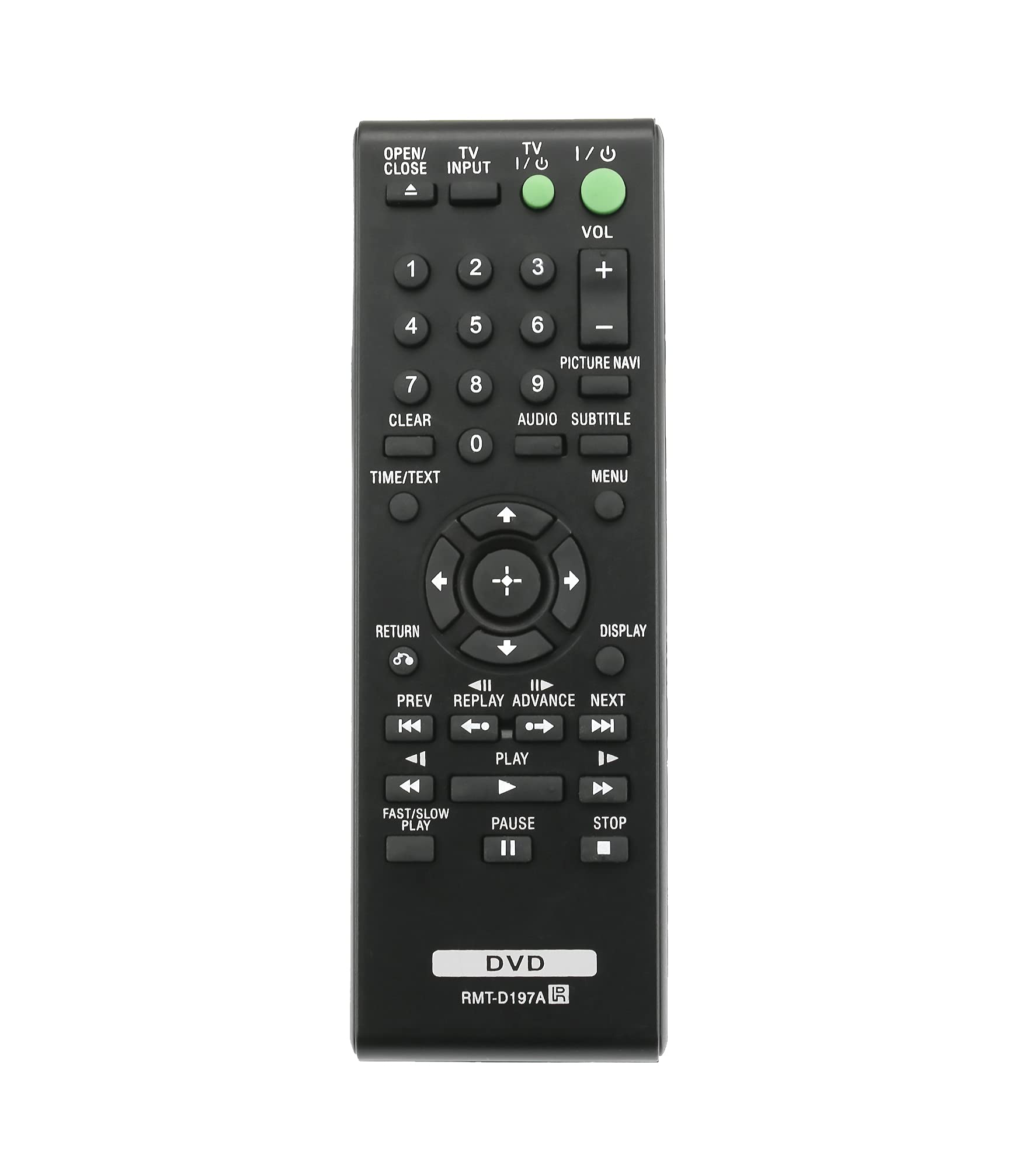 AULCMEET RMT-D197A sub RMT-D198P Replacement Remote Compatible with Sony DVD Player Home Theater DVP-SR310P DVP-SR510H DVP-SR320 DVP-SR405P DVPSR310P DVP-SR210P DVP-SR210PB DVP-SR310P DVP-SR510H