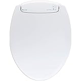 Brondell L60-RW LumaWarm Heated Nightlight Round Toilet Seat, White