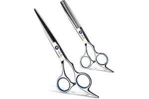 Hair Cutting Scissors Thinning Shears Kit ULG Professional Barber Hairdressing Texturizing Salon Razor Edge Scissor Japanese 