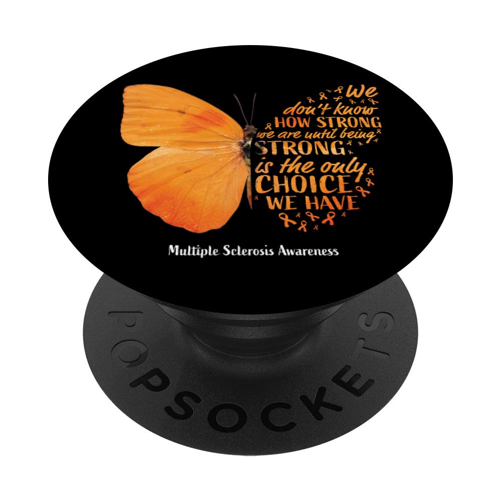 MS Gifts Women Mom Wife Cute Multiple Sclerosis Awareness PopSockets Swappable PopGrip
