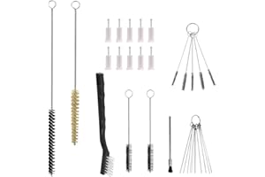 Terberl 31 Piece Multi-Purpose Spray Tool Cleaning Kit with Spray Tools Filters, Paint Tools Clean Kit Airbrush Cleaning Kit for HVLP Gravity, Suction, Detail Paint Tool, Airbrush