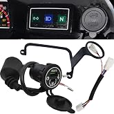 Fsdatongdazi Motorcycle Adapter Accessory Kit Wiring Harness + Mount Bracket Compatible with Yamaha TW200 (2009-current)