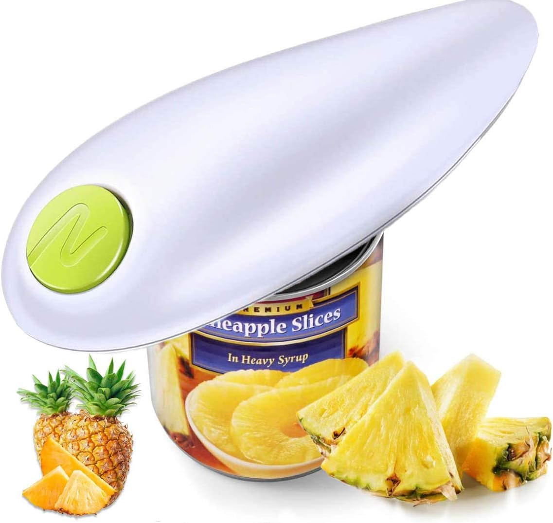 Can Opener Electric, Electric Tin Opener with One Touch Switch, Smooth
