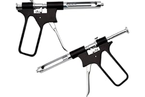 NYGEARZ Heavy Duty Dental Intraligamental Anesthetic Syringe Gun Style Dental Implant Pistol Injection 1.8ml German Stainless Steel Grade Instrument X1