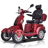 Heavy Duty 4 Wheel Mobility Scooters for Seniors