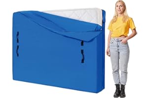 Ablyea Mattress Bags for Moving Storage - Reusable King Mattress Cover for Moving with 8 Handles - Heavy Duty Tarp Mattress Storage Bag with Double Zipped for Moving Supplies