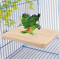 osierr6 Bird Perch Stand Platform Toy,Natural Wood Playground Paw Grinding for Bird Parrot Macaw African Greys Budgies Parakeet Cockatiels Conure Lovebird Finch Canaries Cage Shelf Toy