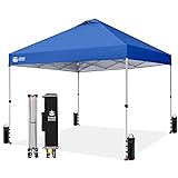 CROWN SHADES 10x10 Pop Up Canopy - Beach Tent with