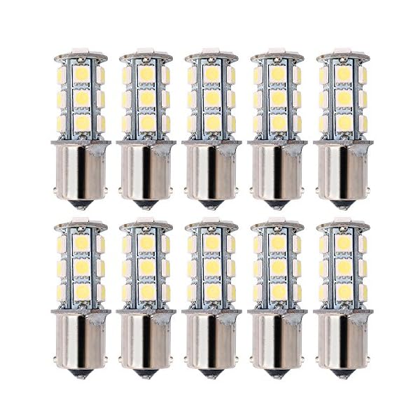 Kuman-10-X-LED-Car-Replacement-Bulbs-1156-BA15S-1141-LED-18-SMD-5050-Interior-RV-Camper-36W-SUV-MPV-Car-Turn-Tail-Signal-Bulbs-Brake-Light-Lamp-Backup-Lamps-KL01 Kuman-10-X-LED-Car-Replacement-Bulbs-1156-BA15S-1141-LED-18-SMD-5050-Interior-RV-Camper-36W-SUV-MPV-Car-Turn-Tail-Signal-Bulbs-Brake-Light-Lamp-Backup-Lamps-KL01