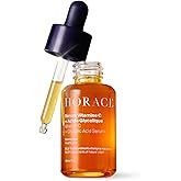 HORACE Vitamin C + Glycolic Acid Face Serum for Men – Brightening Facial Treatment for Dull Skin, Radiance Boost, and Even Complexion – Skincare for All Skin Types – Unscented, 30ml