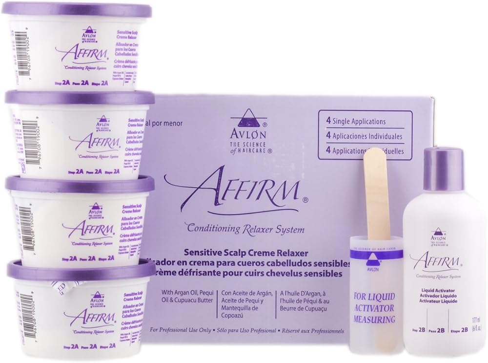 Avlon Affirm Conditioning Relaxer System Sensitive Scalp Creme Relaxer 4