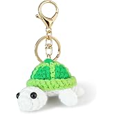 Peraca Cris Cute Crochet Keychain Funny Turtle Keychain Donut Cherry Bag Charm Accessories Charms Bag