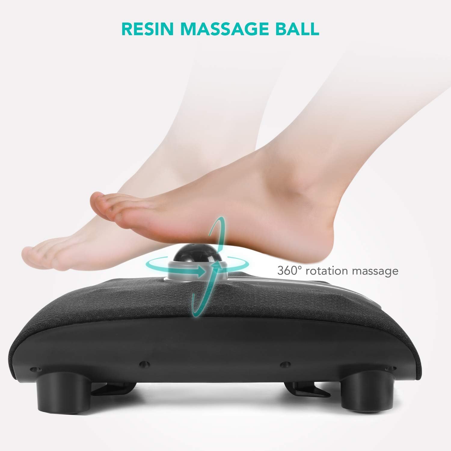 Naipo Foot Massager with Heat Shiatsu Feet Massage Machine Deep Kneading Therapy - Relieve Plantar Fasciitis, Toes, Foot Arch Pain & Stress for Home Office: Health & Personal Care