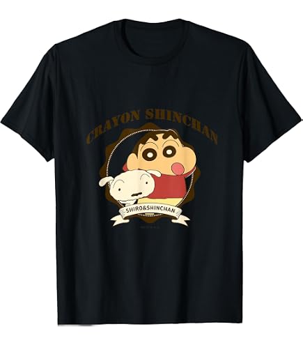Amazon.com: Crayon Shin-chan Playing HEISEI Shin-chan T-Shirt