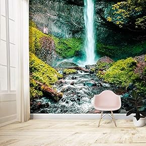 Wall Murals for Bedroom Waterfall Large Removable Wallpaper Peel and Stick Wall Stickers - 66x96 inches