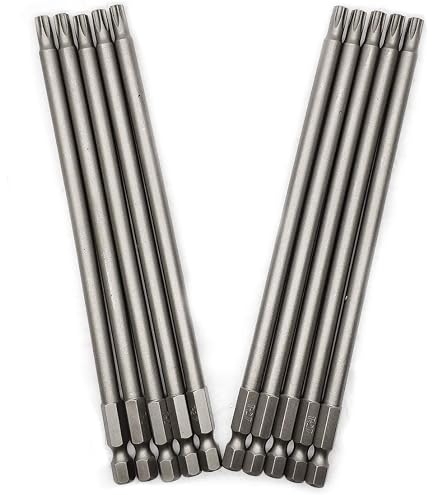 thumbnail image 2 of 150mm T20 Magnetic Torx Security Screwdriver Bit – 1/4-Inch Shank 2 of 6