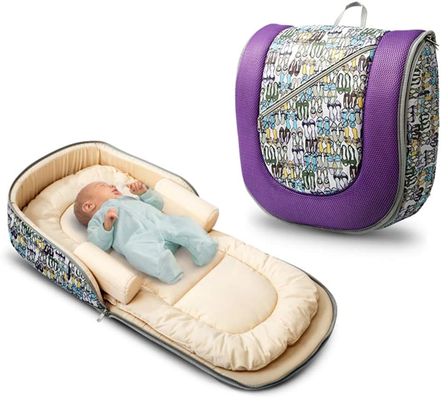 Baby Delight Snuggle Nest Portable Baby Folding Bed with Anti-Mosquito Nets,Infant and Toddler Travel Beds
