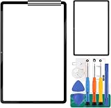 SRJTEK for Samsung Galaxy Tab S7+ Front Glass Screen Replacement T970 Outer Lens view 1