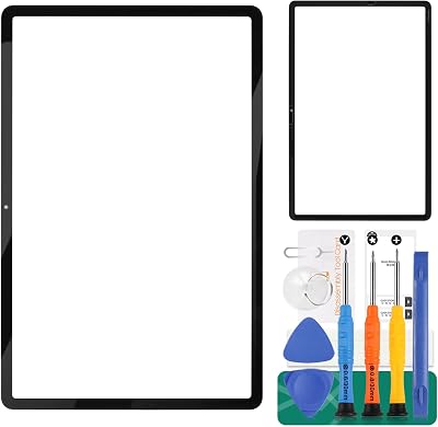SRJTEK for Samsung Galaxy Tab S7+ Front Glass Screen Replacement T970 Outer Lens