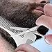 Beard Tools, SoulBay Beard Shaping Grooming Kit for Men Including Stainless Steel Mustache Comb Template, Barber Straight Edge Manual Razor (No Blades) and scissors, Gift Choice