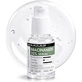 DERMA FACTORY Niacinamide 20% Face Serum for Oily Skin, Pore Care | 1.01 fl oz, lightweight, Fragrance-Free, Korean Skincare, Control Facial Serum With Rose Water, Glycerin