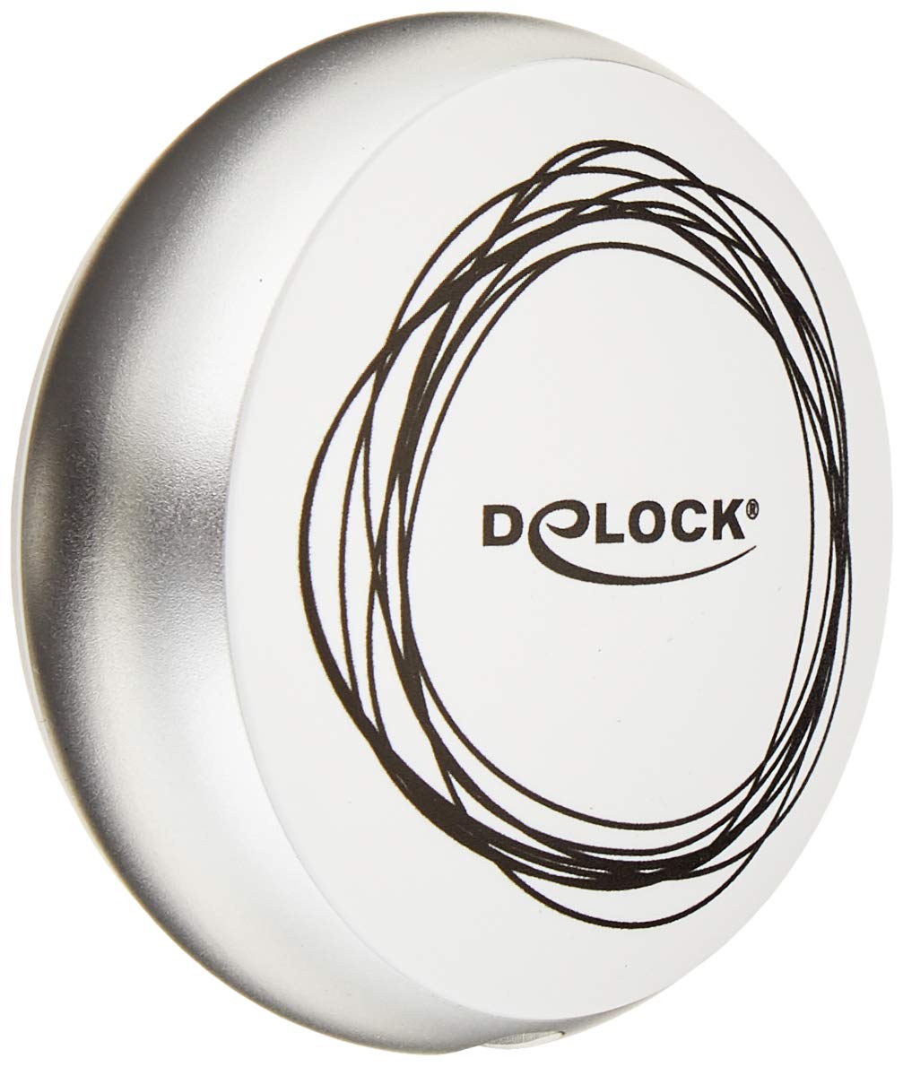 DeLOCK USB Extendible Charging Cable 2-in-1 for Smartphones and Tablets/USB to Micro USB and USB-C White/Silver