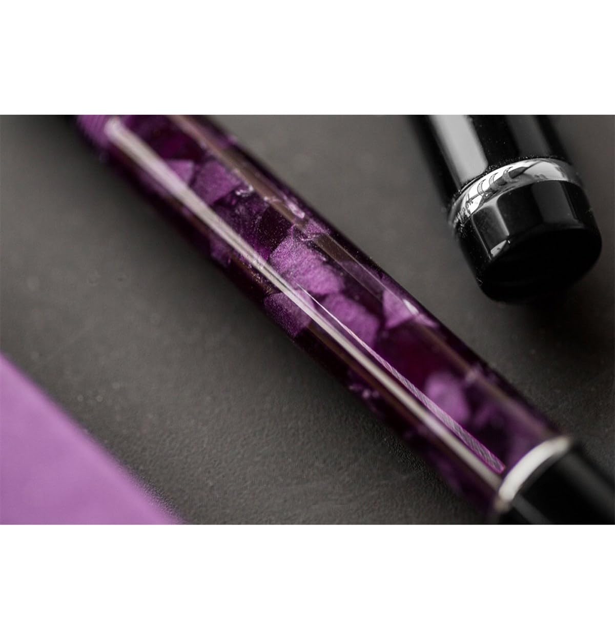 Conklin CK71397 Duragraph Nights Extra Fine Nib Fountain Pen - Purple