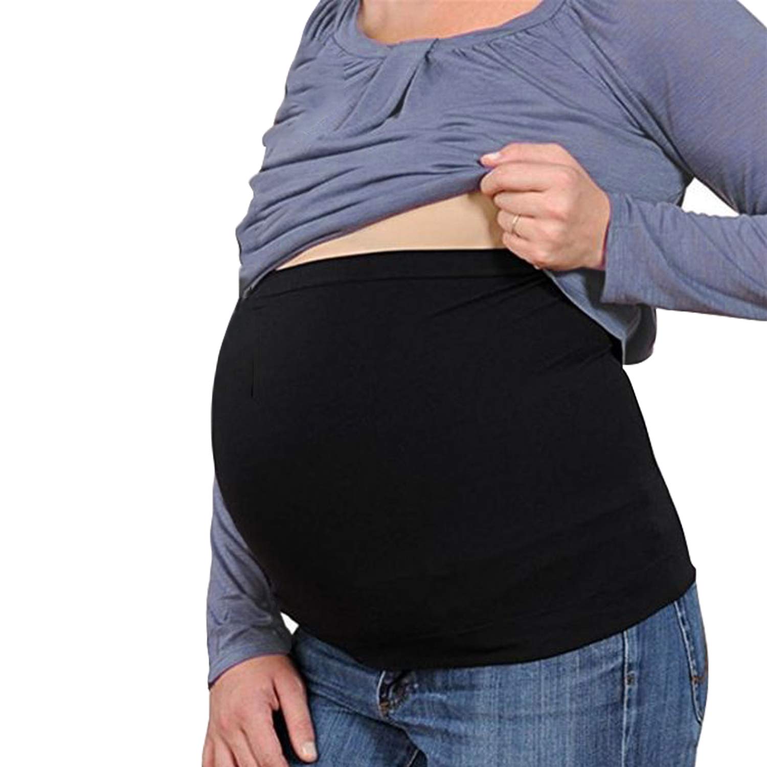 Buy Womens Maternity Belly Band for Pregnancy Nonslip Silicone Stretch