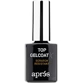 APR&Eacute;S Top Gelcoat X - 15ml - Scratch Resistant Gel Nail Polish Soak Off Top Coat Glossy Finish