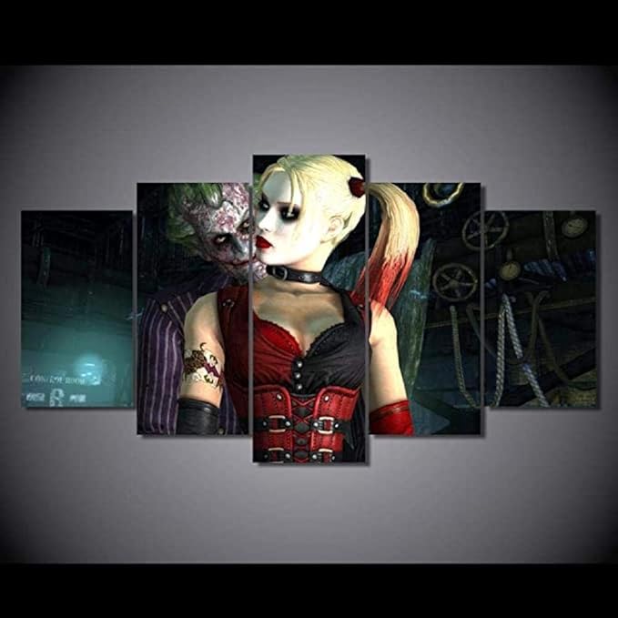 5 imágenes Arte de la pared Sala de estar Decoración del hogar Póster