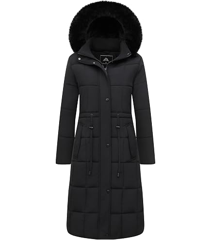 Amazon.com: ELORA Women's Warm Winter Heavyweight Quilted Maxi