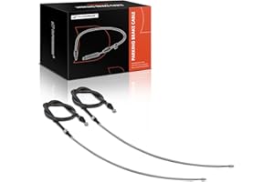 A-Premium Parking Brake Cable Assembly Compatible with Volkswagen and Models: Jetta 2005-2010, Golf GTI 2006, A3 2013, 2-PC S