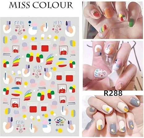 Amazon Co Jp Drspd 2x 4x超薄型ガムテープ黒と白の金と銀のネイルアート用品シンボリックナンバーネイルステッカー釘アクセサリー Color O 1x ホーム キッチン