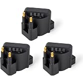 ENA Set of 3 Ignition Coil Pack Compatible with Buick Cadillac Chevy Oldsmobile Pontiac Malibu Passport Allure Camaro Impala 88 98 Bonneville Grand Prix Firebird 3.8L V6 Replace# C849 DR39 5C1058 D555