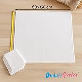 Dudu N Girlie Baby Terry Towelling Nappies 6x 60x60cm White view 7
