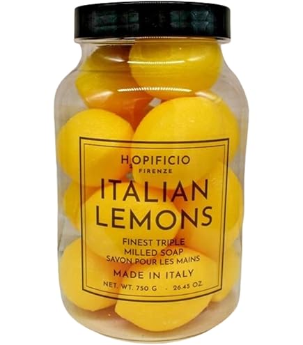 Amazon.com : Hopificio FIRENZE Italian Lemons Hand Soap, Jar of