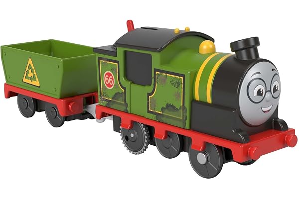 Thomas & Friends Motorized Toy Train Whiff Battery-Powered Engine and Cargo Car for Pretend Play Preschool Kids Ages 3+ Years