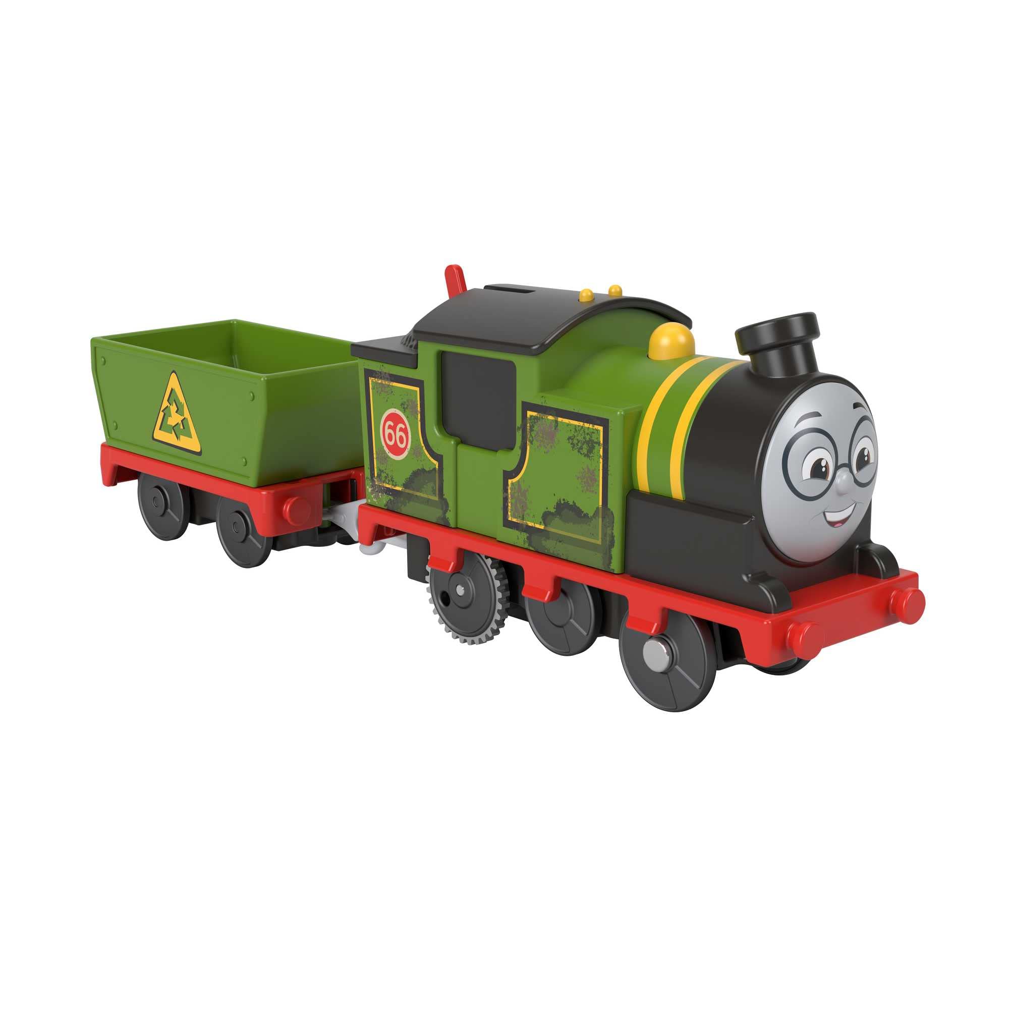 ​Fisher-Price Thomas and Friends Whiff Toy Train, Battery-Powered Motorized Train Engine and Cargo Car for Preschool Pretend Play, HMC23, ‎multicolour — image 1